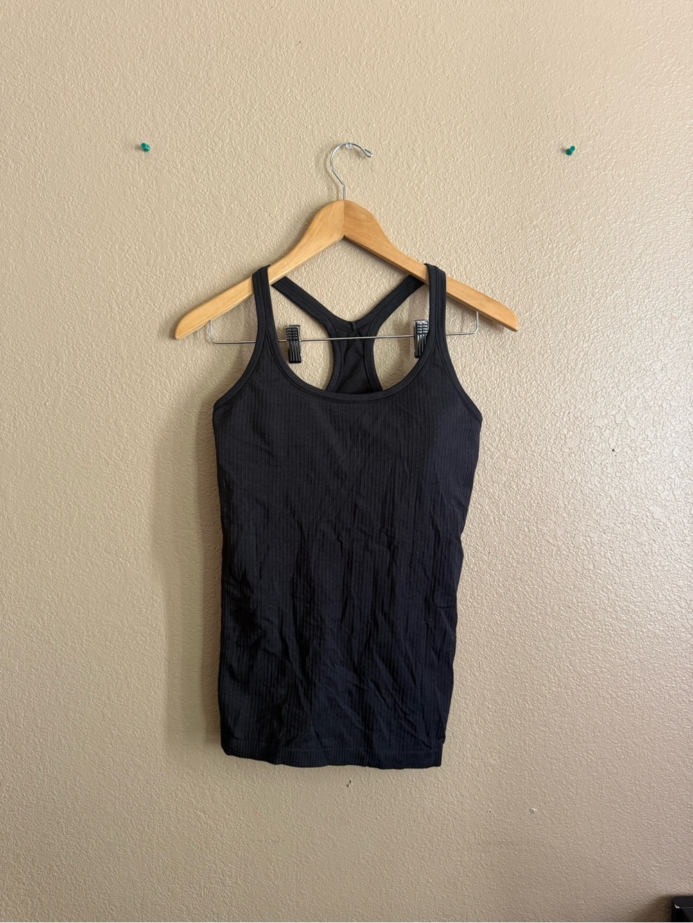 Lululemon Ebb to Street Ribbed Tank Top Black